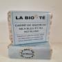 Savon bio au nila bleu du desert et au riz blanc 