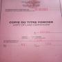 vente d'un hectare terrain titré