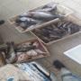 Vente de poissons et fruits 