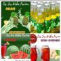 Jus de fruits conditionn&eacute;s en stock