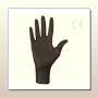 gants d'examen nitrile noir non poudrés
