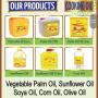 huile de soja sunflower corn oi palm oil
