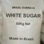 Sucre blanc raffin&eacute; ICUMSA 45 du Br&eacute;sil