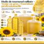 Huile de tournesol raffin&eacute;e   Vente e