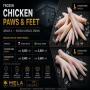 Frozen Chicken Paws, Feet, MJW, Whole...