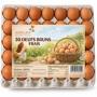 Oeufs de table taille M brun et blanc